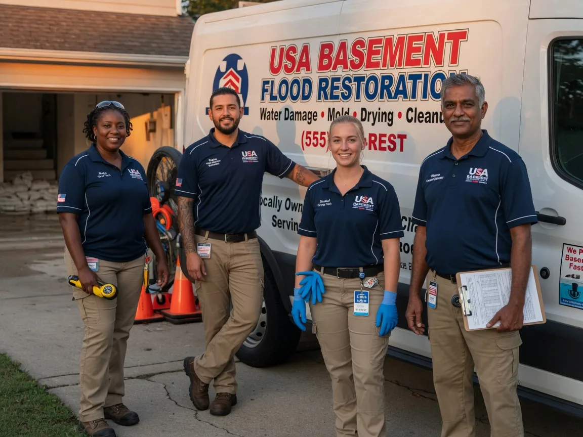 Basement Flood Cleanup company in Naval Anacost Annex, DC